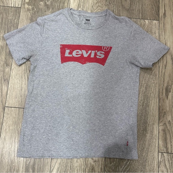 👕 Bundle Deal: 3 Men's Shirts - 2 Levi's (Gray & Blue) and 1 Goodfellow Green - Picture 3 of 8